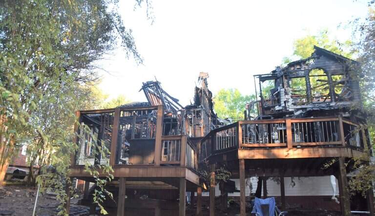 One injured, airlifted after south Charlotte house fire | Charlotte ...