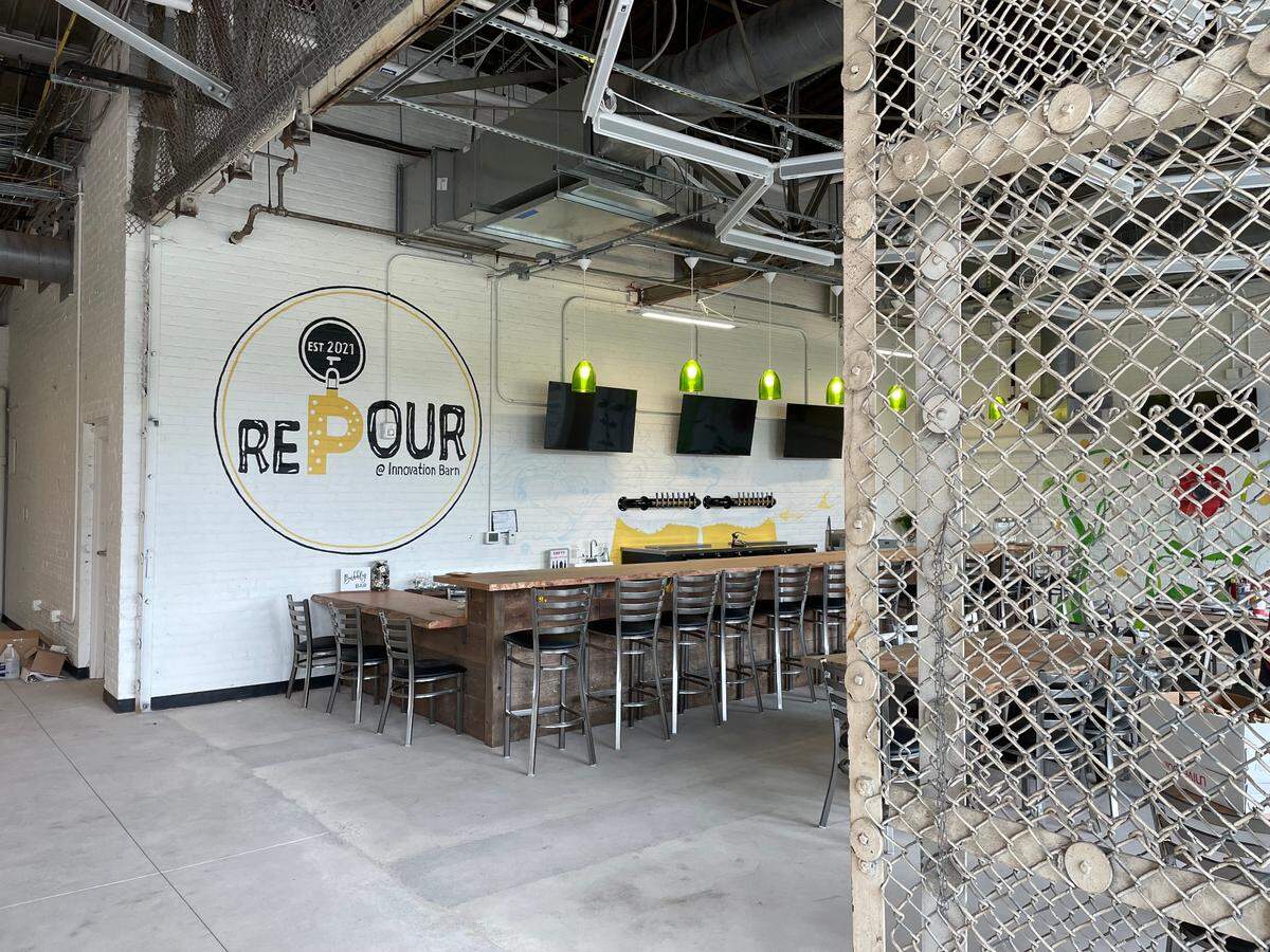 Repour is now open at Innovation Barn in Charlotte’s Belmont neighborhood.