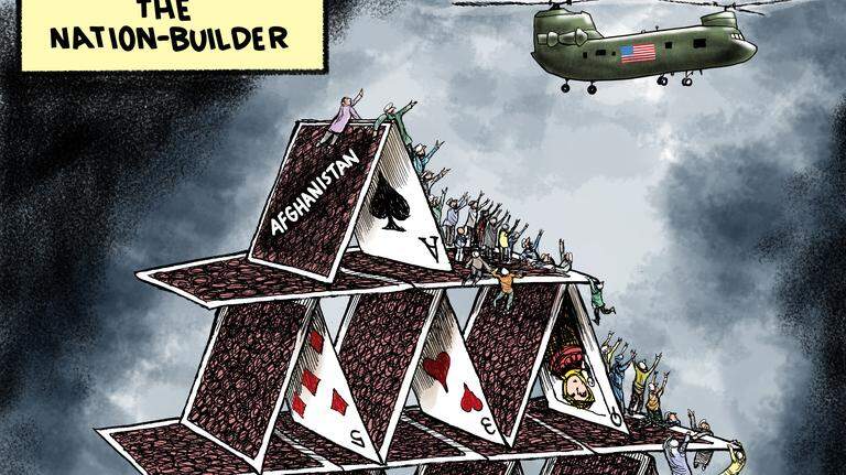Kevin Siers cartoon: The Nation-builder
