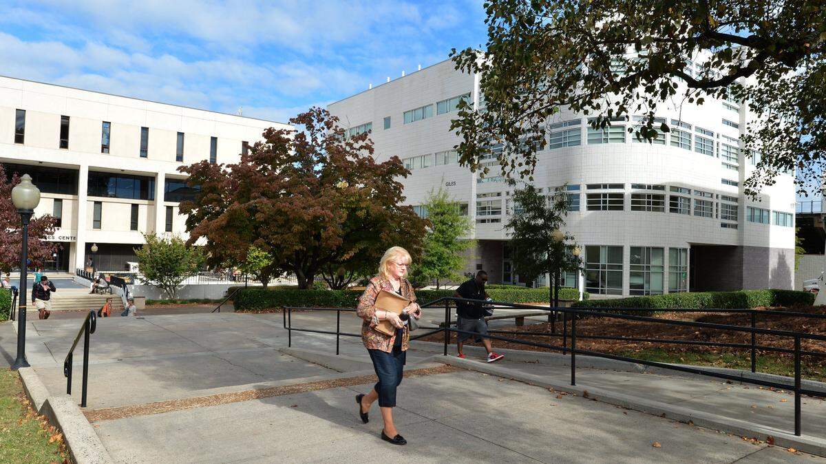 The Giles building on the Central campus of Central Piedmont Community College.