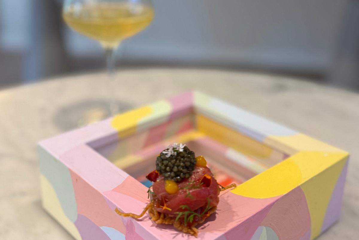 A course at the one-Michelin star restaurant Esmé in Chicago.