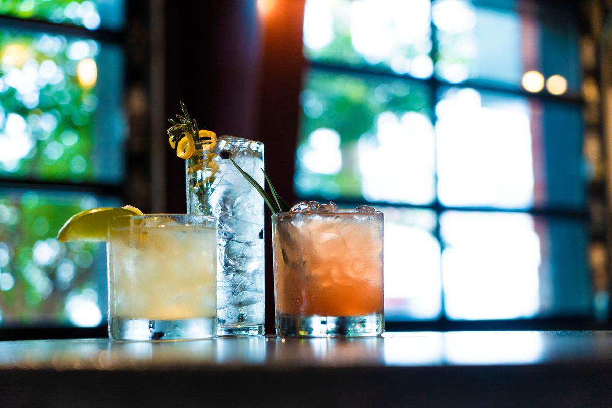 The Mule, Gin & Tonic and Jungle Bird at Unknown Brewing.