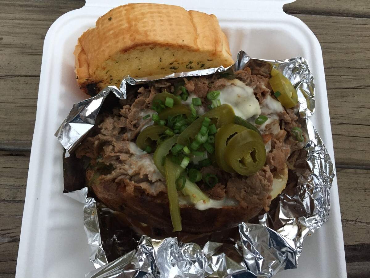Ace of Spuds’ Cheesesteak Potato.