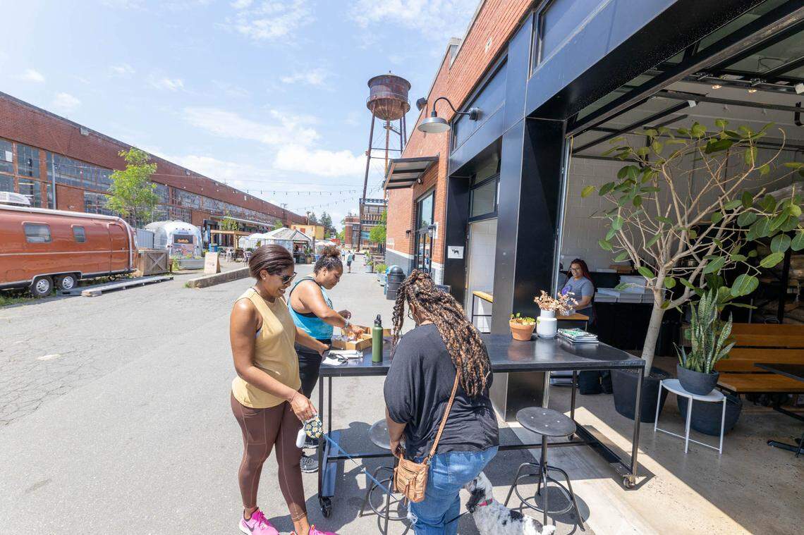 Demand is high at Beyond Amazing Donuts’ pop-ups at Hex Coffee in Camp North End.
