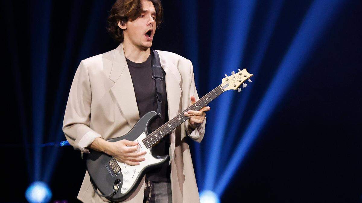 John Mayer performs on the Sob Rock tour at Spectrum Center in Charlotte, N.C., Monday, April 11, 2022.