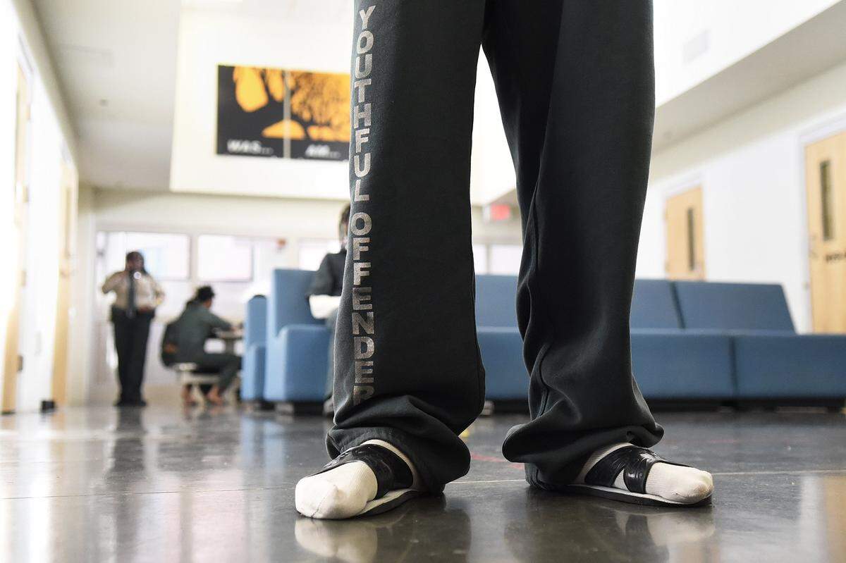 From 2019: A 16-year-old in general housing at Mecklenburg County’s Jail North.  