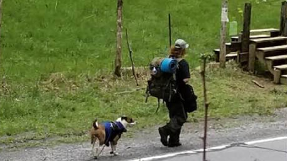 Photo of hiker believed to have threatened people on the Appalachian Trail in multiple counties.