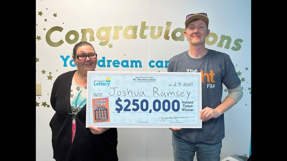 A North Carolina dad thirsty for a drink hit the top $250,000 prize in a scratch-off game that debuted the same day, lottery officials said on Saturday, Feb. 10, 2024.