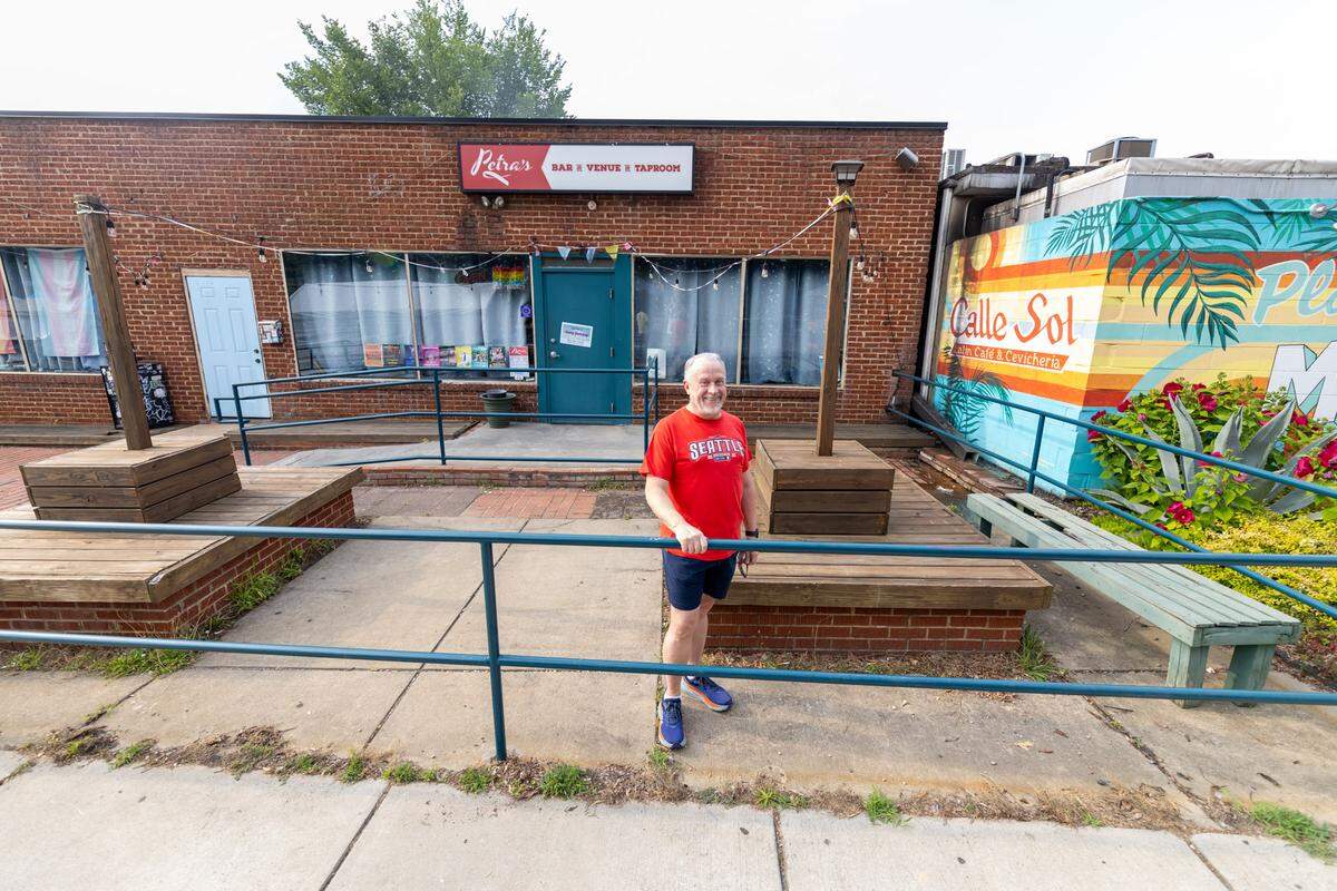 Curtis Tutt, co-owner of Petra’s on Commonwealth Ave.