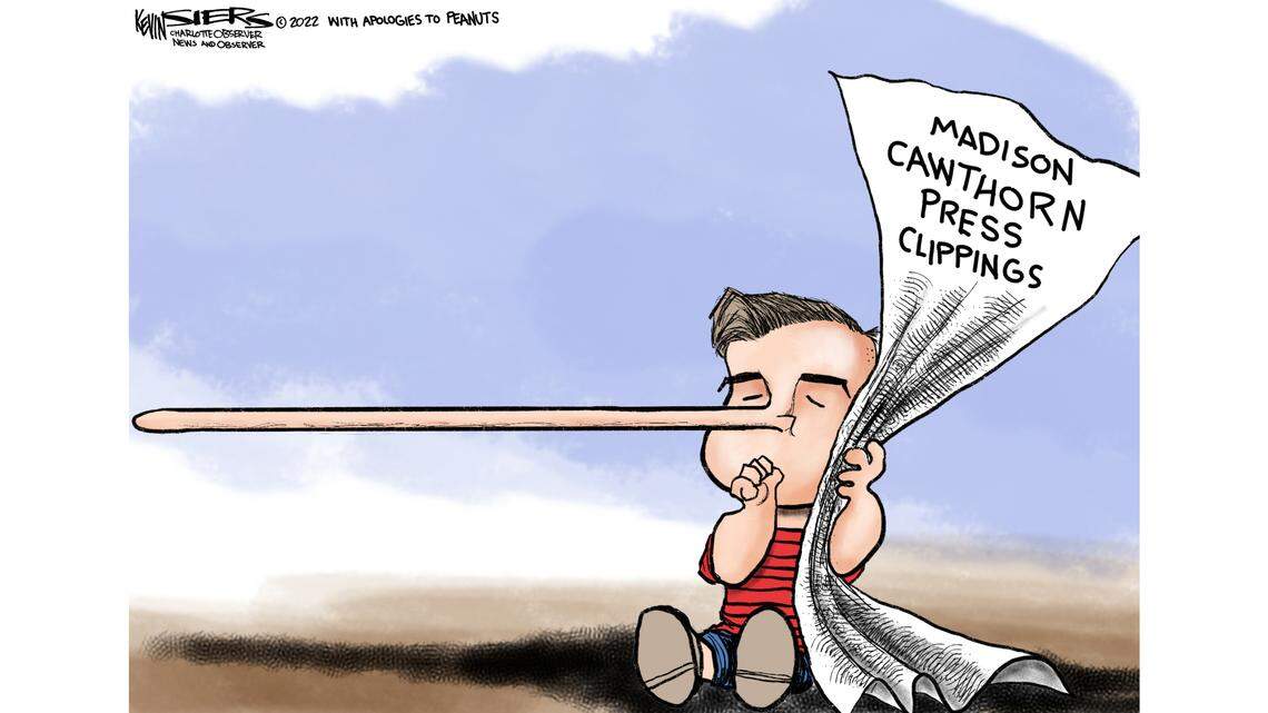 Kevin Siers cartoon: Cawthorn doubles down