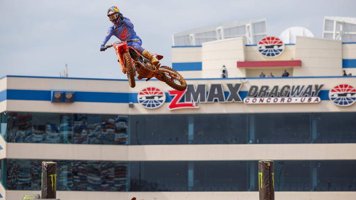 The SuperMotocross World Championship returns to zMAX Dragway in Concord, N.C., in the playoffs for the second straight year.