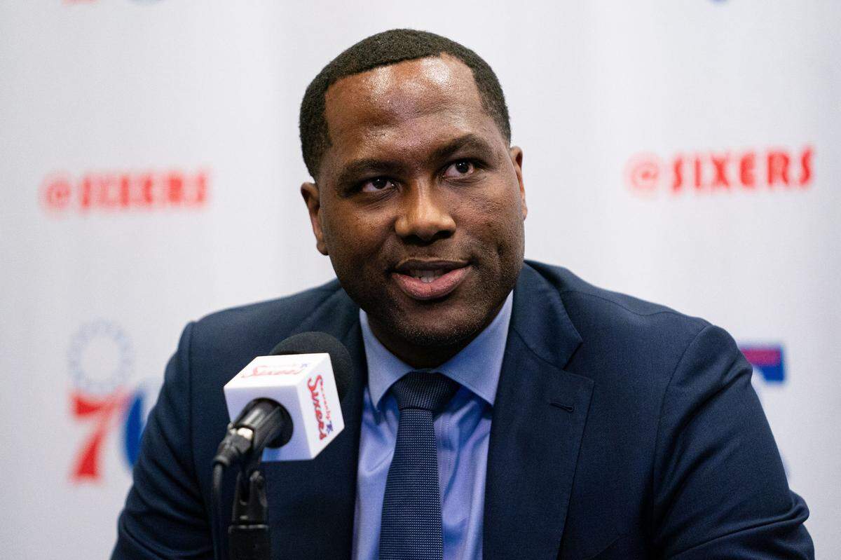 Philadelphia 76ers general manager Elton Brand.