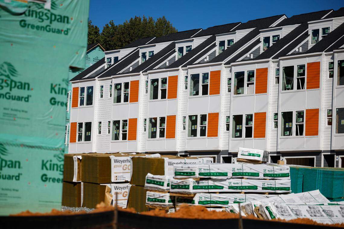 Crossings at NoDa will have 88 townhomes. The project is expected to finish the first units by November.