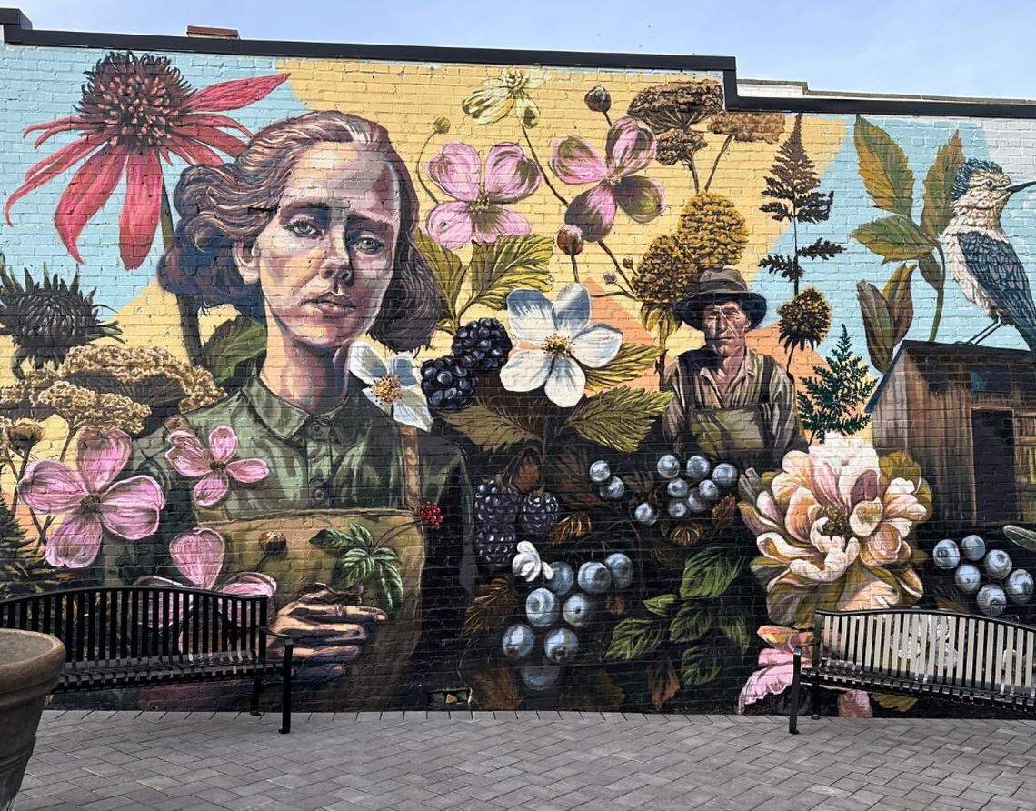 West Jefferson features murals throughout the downtown Arts District, where art lovers can also visit The Ashe Arts Center at 303 School Ave.
