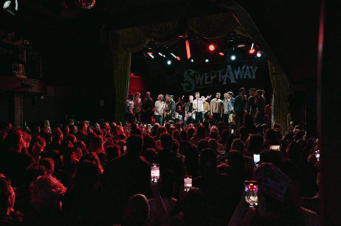 Fans flocked to the reunion concert for “Swept Away” at the Bowery Ballroom in New York City.