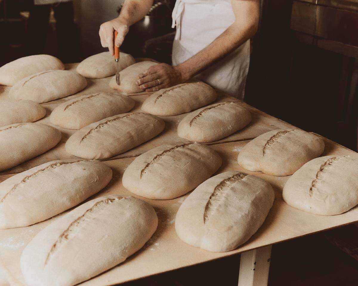 Verdant’s sourdough tends to be less sour because the bakery’s starter is fed multiple times a day, resulting in a slight, but still noticeable, tang.