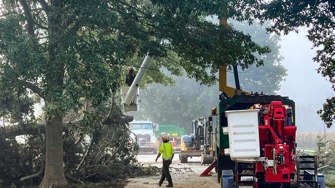 Storm damage at Tweetsie Railroad, Biltmore and other Western NC landmarks after Helene