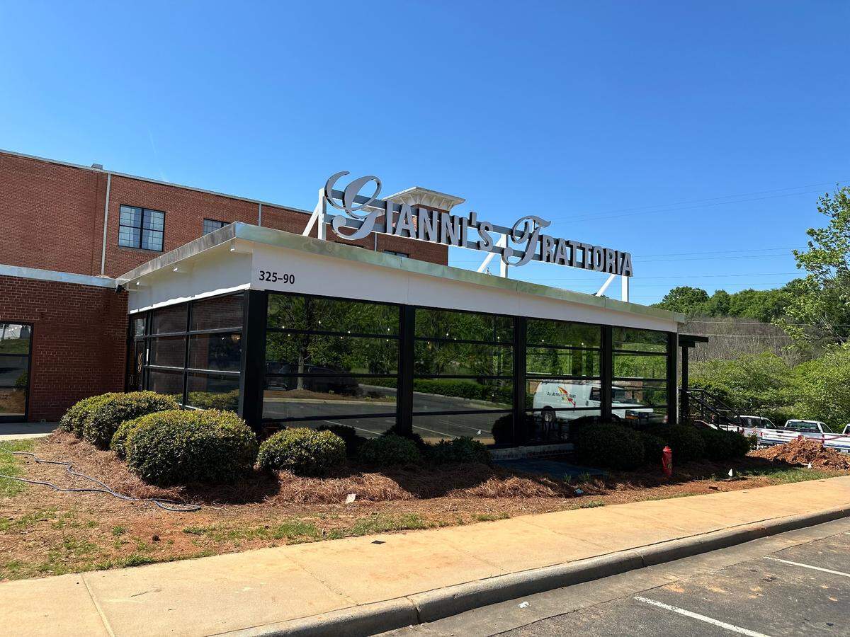 Gianni’s Trattoria reopened on the campus of Gibson Mill, 325 McGill Ave. NW after debuting 15 years ago in downtown Concord.