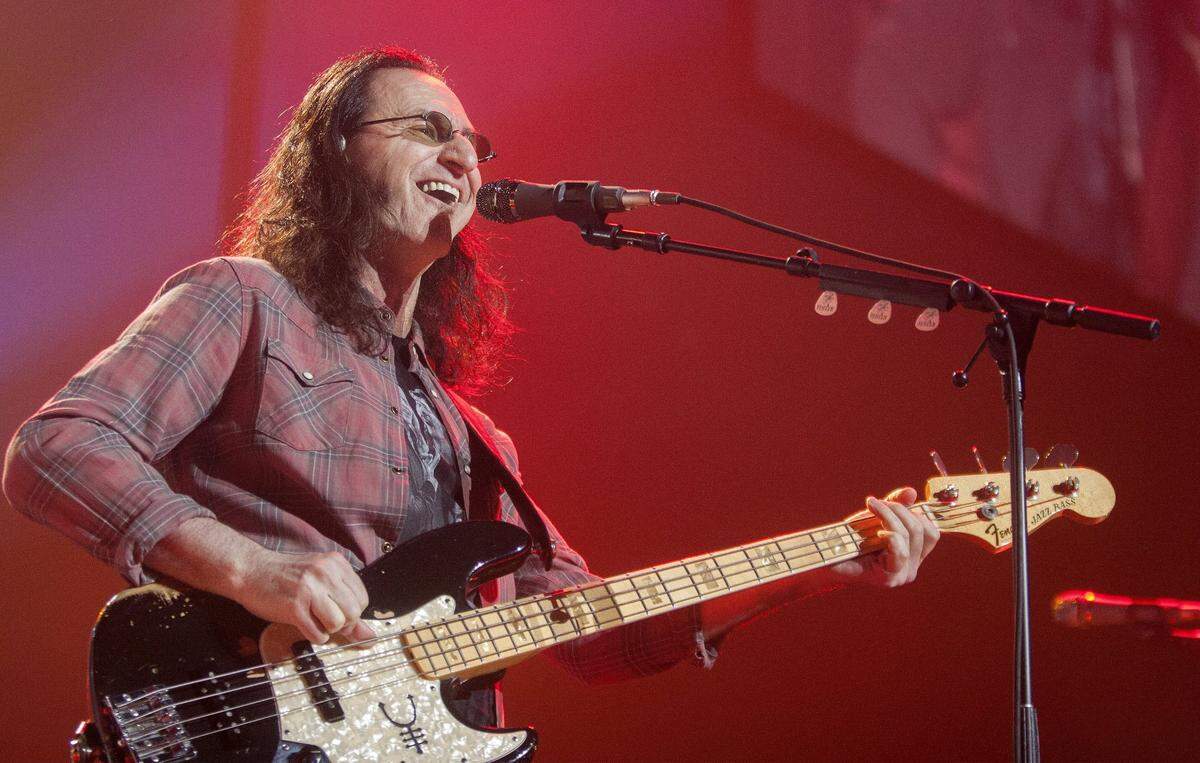 Geddy Lee, lead vocalist for the Canadian rock group Rush, performed July 9, 2015, at the Sprint Center in Kansas City.