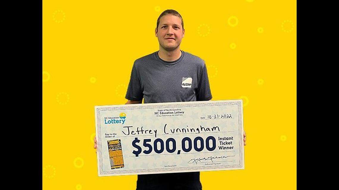 Jeffrey Cunningham will use his prize to pay bills and take a family trip to Italy.