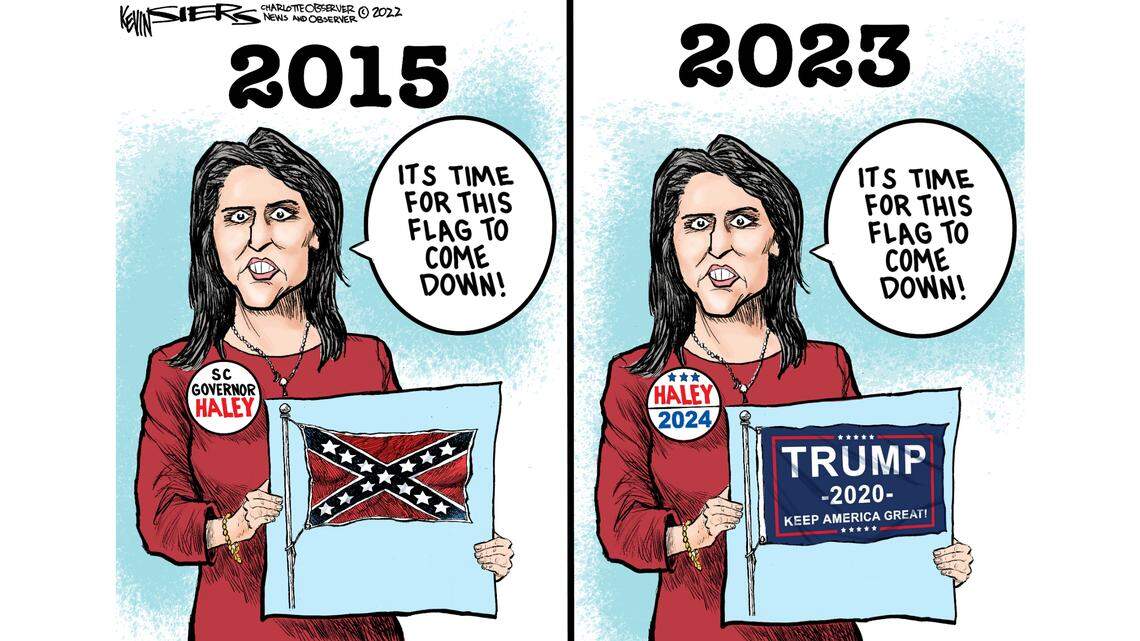 Nikki Haley’s poised to run: Opinion cartoon by Kevin Siers