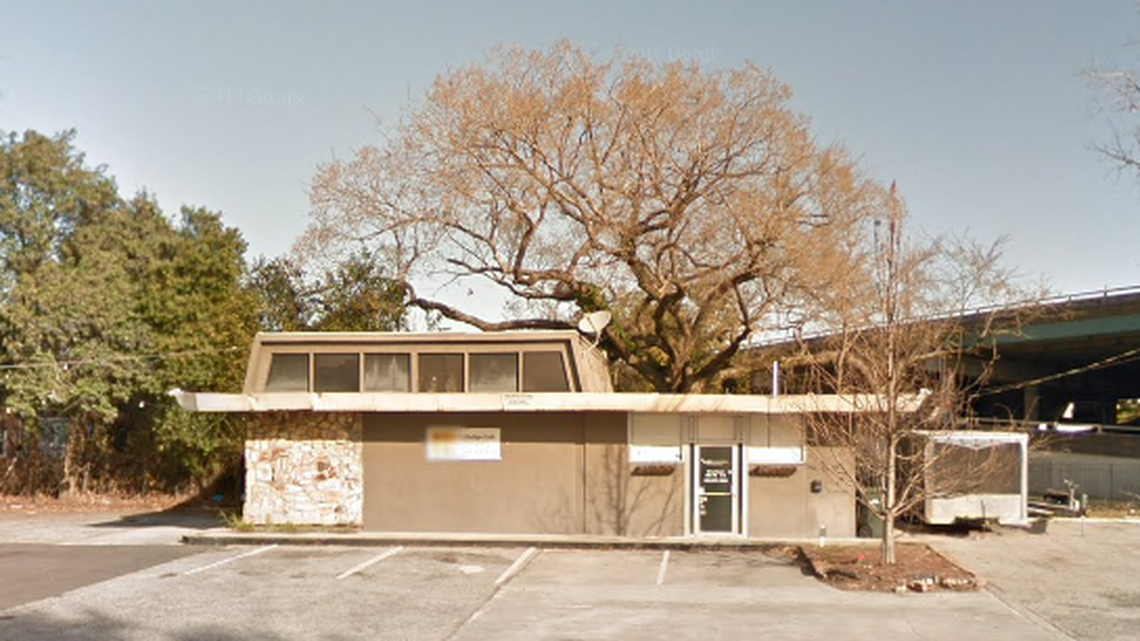 This is what the future home of Bill Murray's Charleston food truck park, The Container Bar, looked like before renovation.