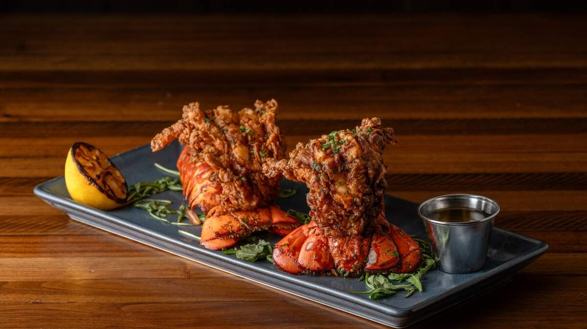 Link & Pin’s three locations are offering fried Maine lobster tails, which you can order individually or in pairs.