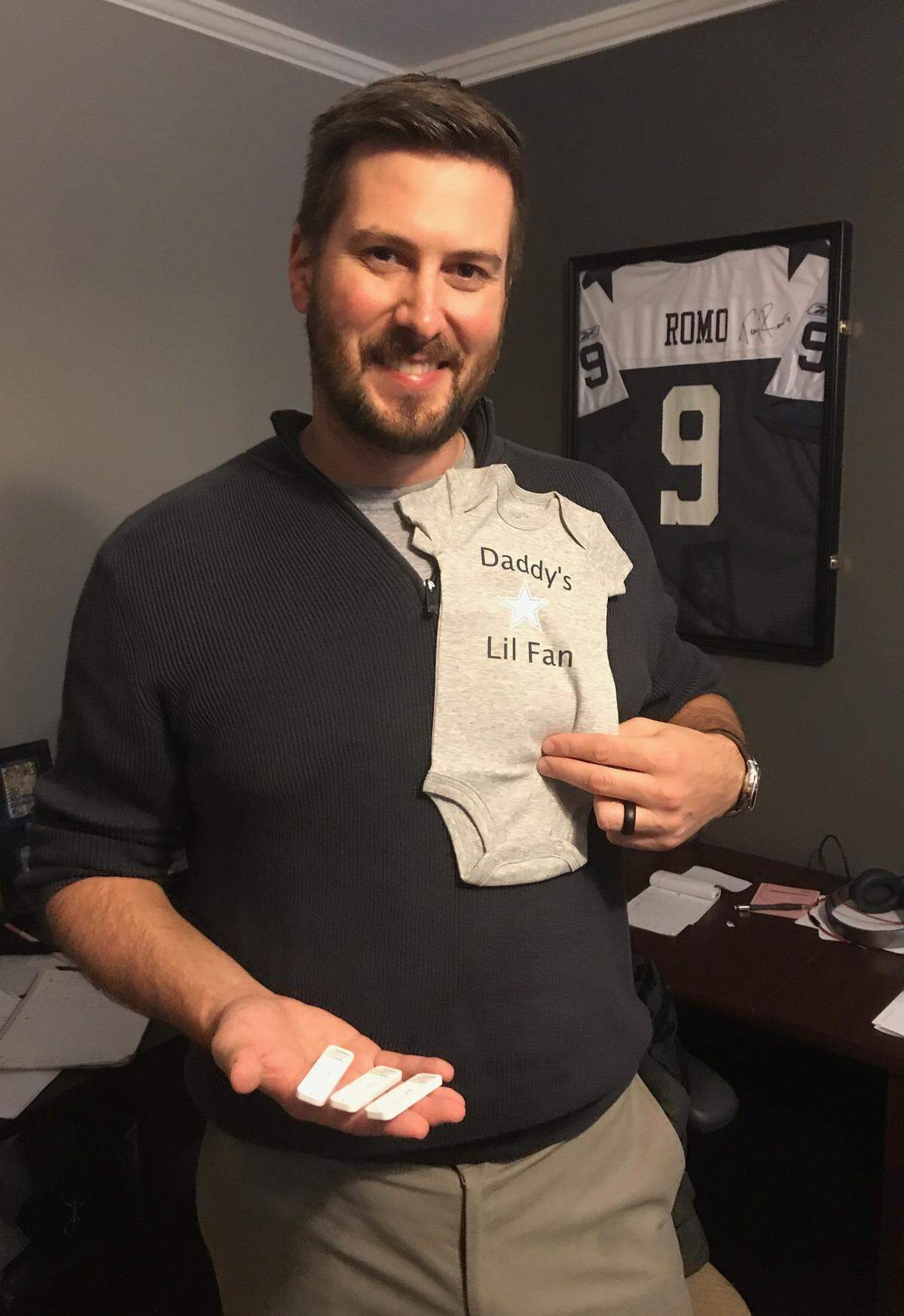 Neal, after the surprise announcement by his wife Stephanie.