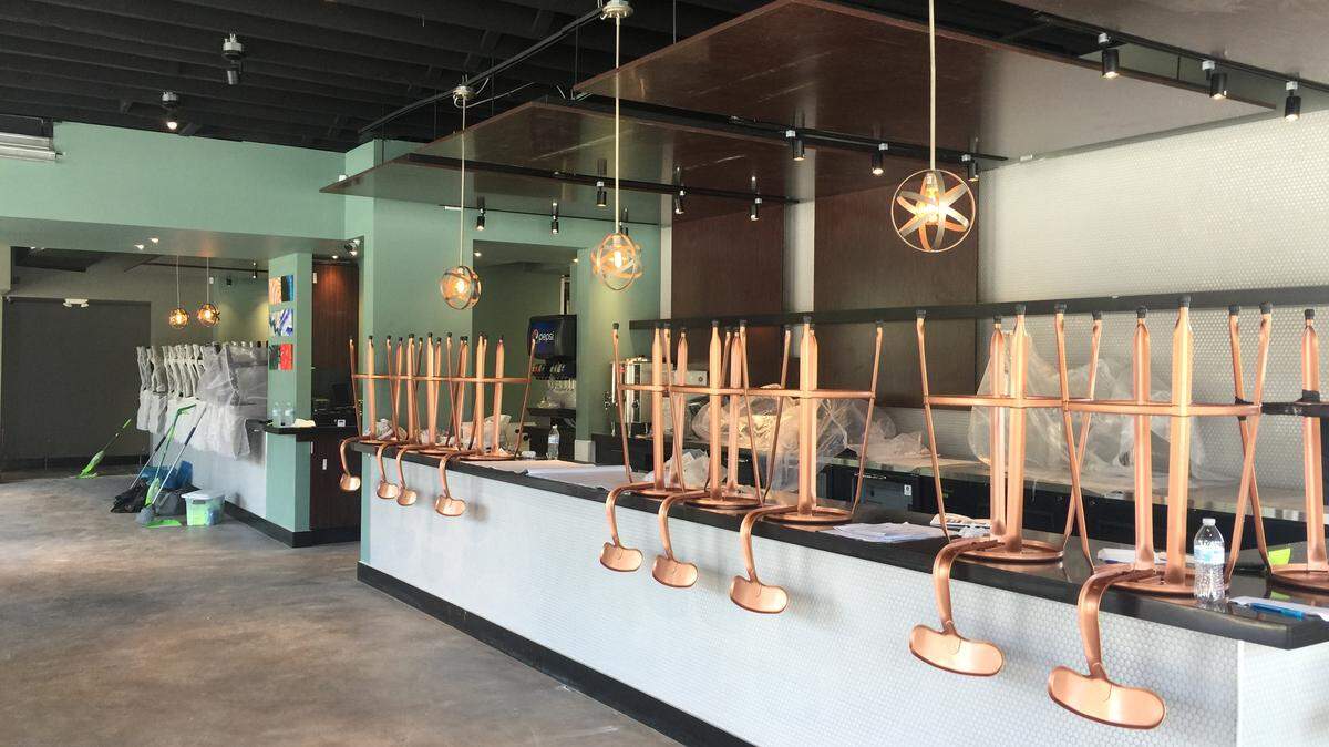 Yume Bistro, on South Mint Street, will have sushi and cocktail bars, along with tables.