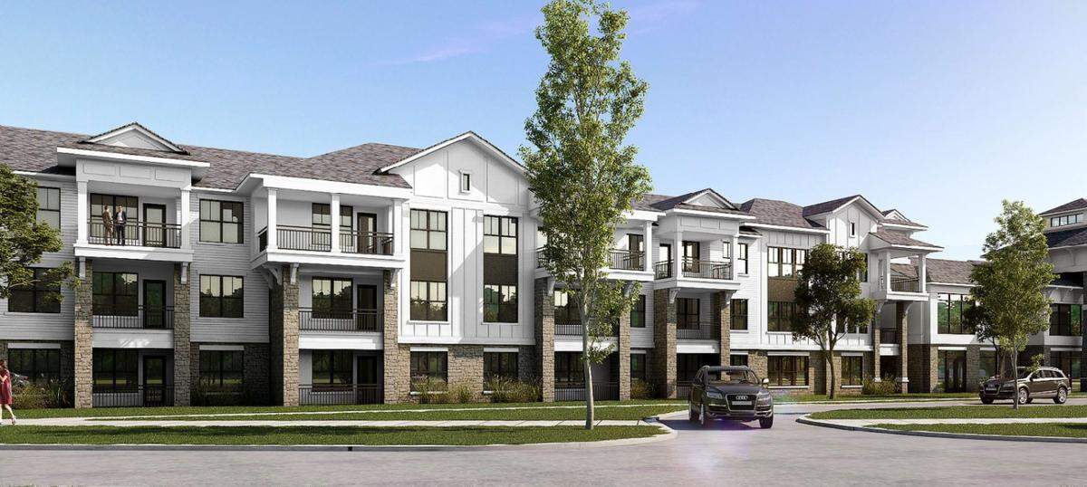 Alexander Farms will include 70 active-adult ranch homes, or cottages in a section called River Rock Village and 142 apartment homes in an area called River Rock Manor with two stories of amenities, according to its developers.