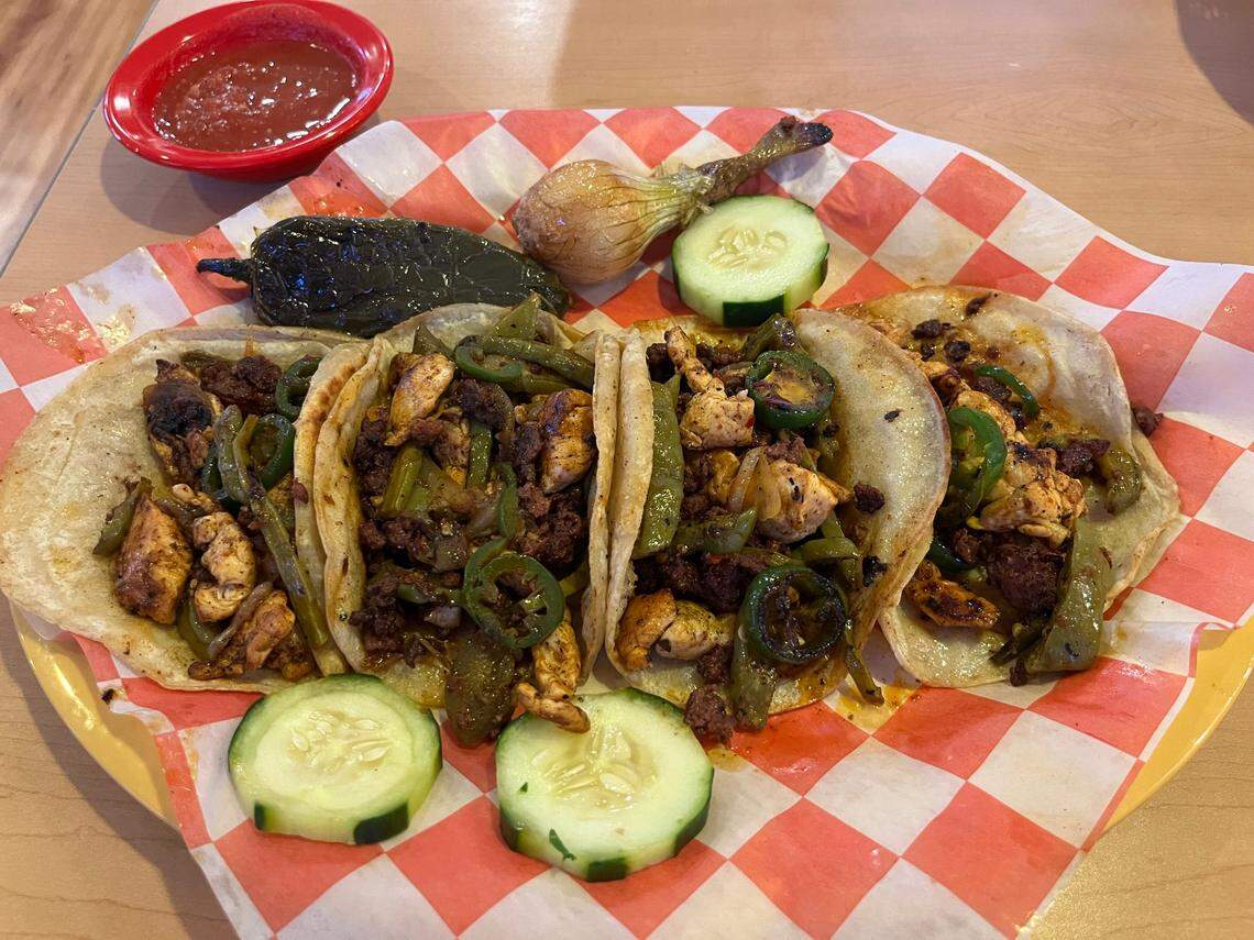 The Tacos Willie is one of the most popular orders at La Victoria Cocina Mexicana & Bar. The spicy tacos with a just hint of sweetness feature nopales and jalepenos, and are named after owner Willie Ceballos.