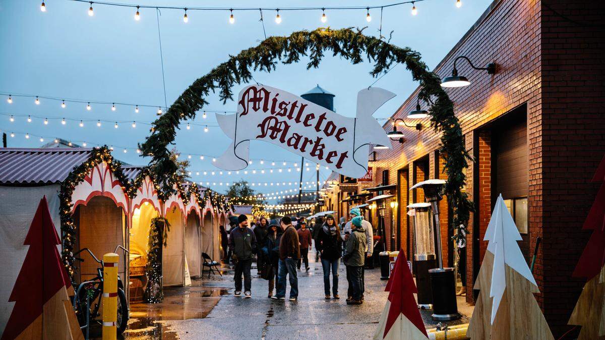 Mistletoe Market at Camp North End will include local music, food and beverages.