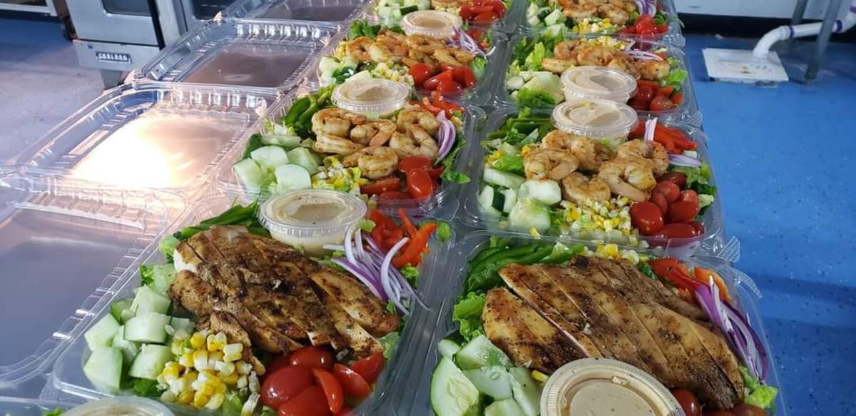 G.R.I.T.S. CLT is a food truck that serves Southern, Caribbean, Creole, Spanish and African cuisines.