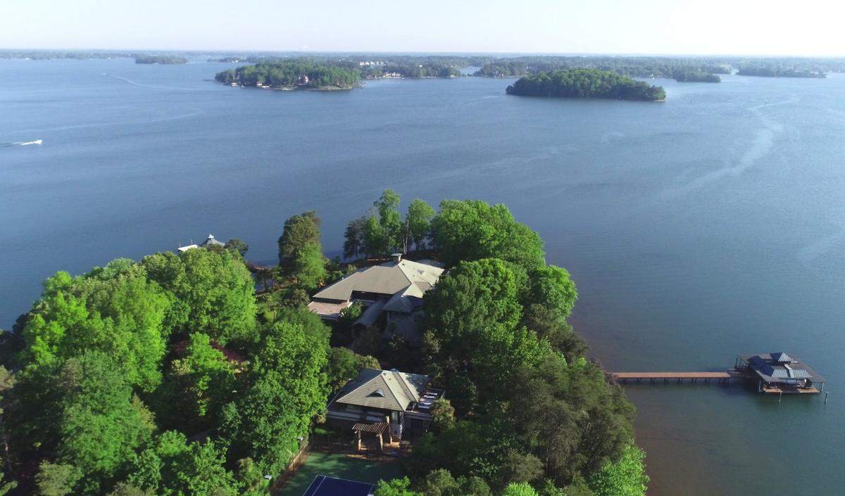 The Charlotte area’s most expensive home — which includes its own Lake Norman “island” — hit the market for $22 million. The mansion is located on Maracas Island in Huntersville, NC. The owners are Cornelis and Johanna Mermans.
