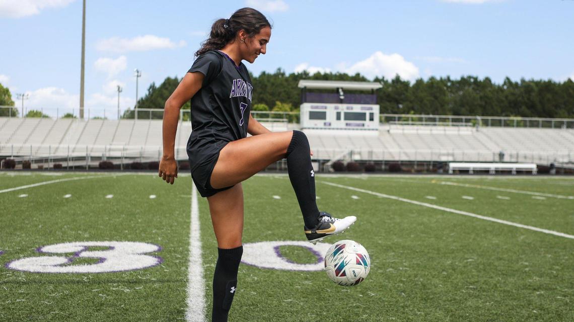 Audrey Kell girls soccer star forward Taylor Suarez returns for another season to power the Knights for a playoff run.