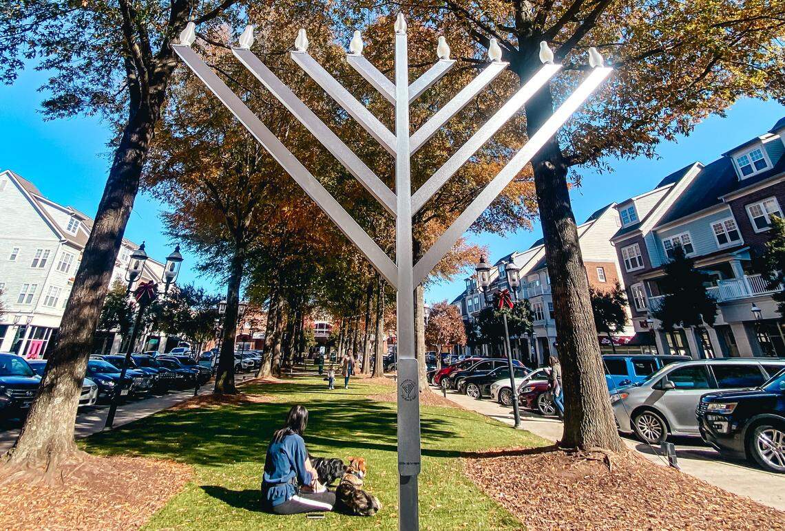 The Menorah Lighting at Birkdale Village will include goodies for guests from Chabad of Lake Norman.