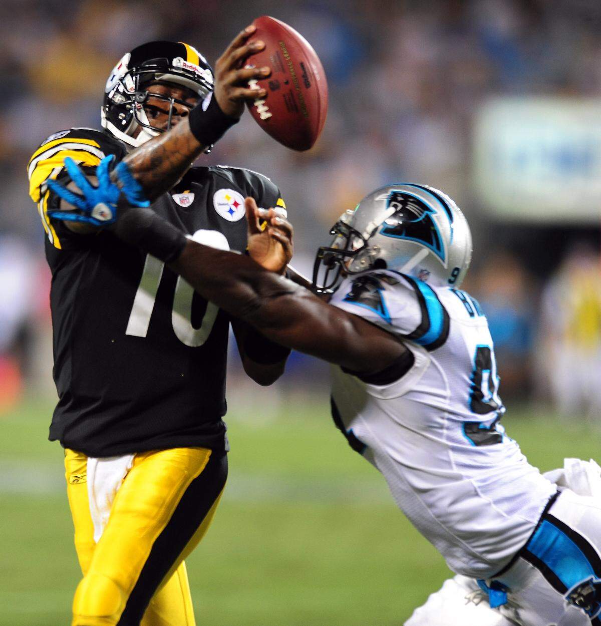 Everette Brown tallied six sacks in two seasons with the Panthers before he was released, but returned to the team as a coach in 2019.