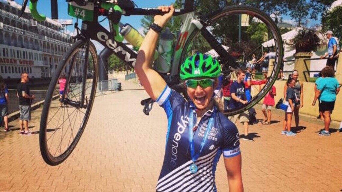 This 32-year-old Ironman competitor doesn’t let diabetes get in the way of love, fitness or work