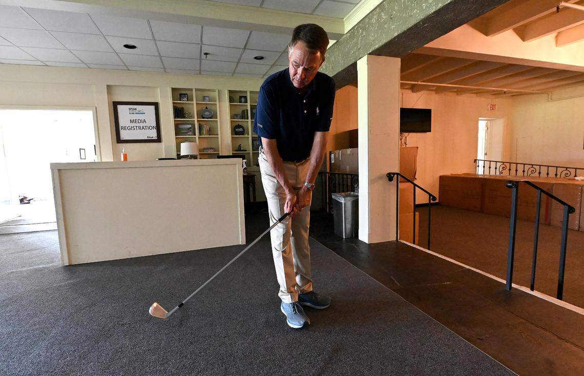 Presidents Cup captain Davis Love III in Sea Island, GA. on Friday, September 2, 2022.