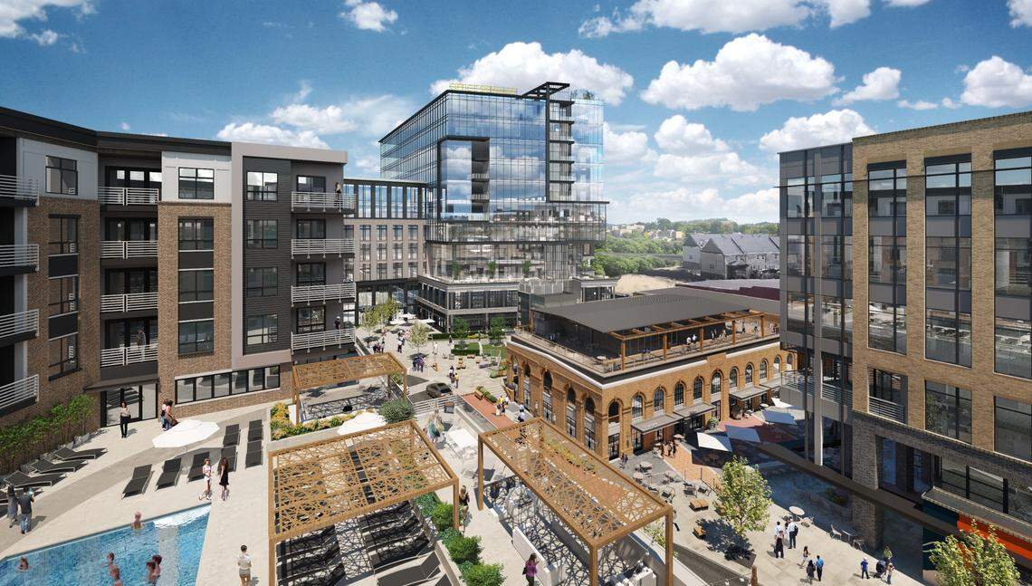 The new development will also include nearly 400 new apartments.