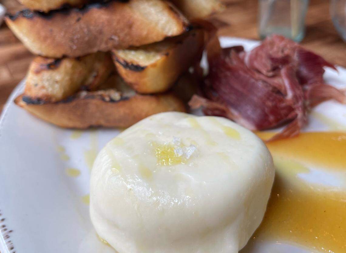 Crepe Cellar’s burrata will also be on the menu at Ever Andalo, with a different setup.