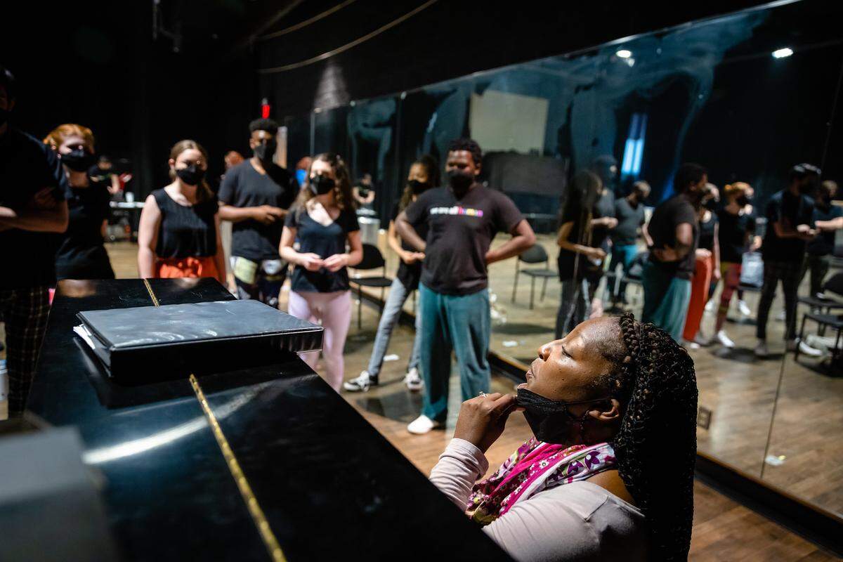 Dawn Anthony, who worked for years as an independent artist in Charlotte, served as a vocal coach for high school musical theater Blumey Award nominees this spring. She was recently hired as Blumenthal Performing Art’s community impact manager.