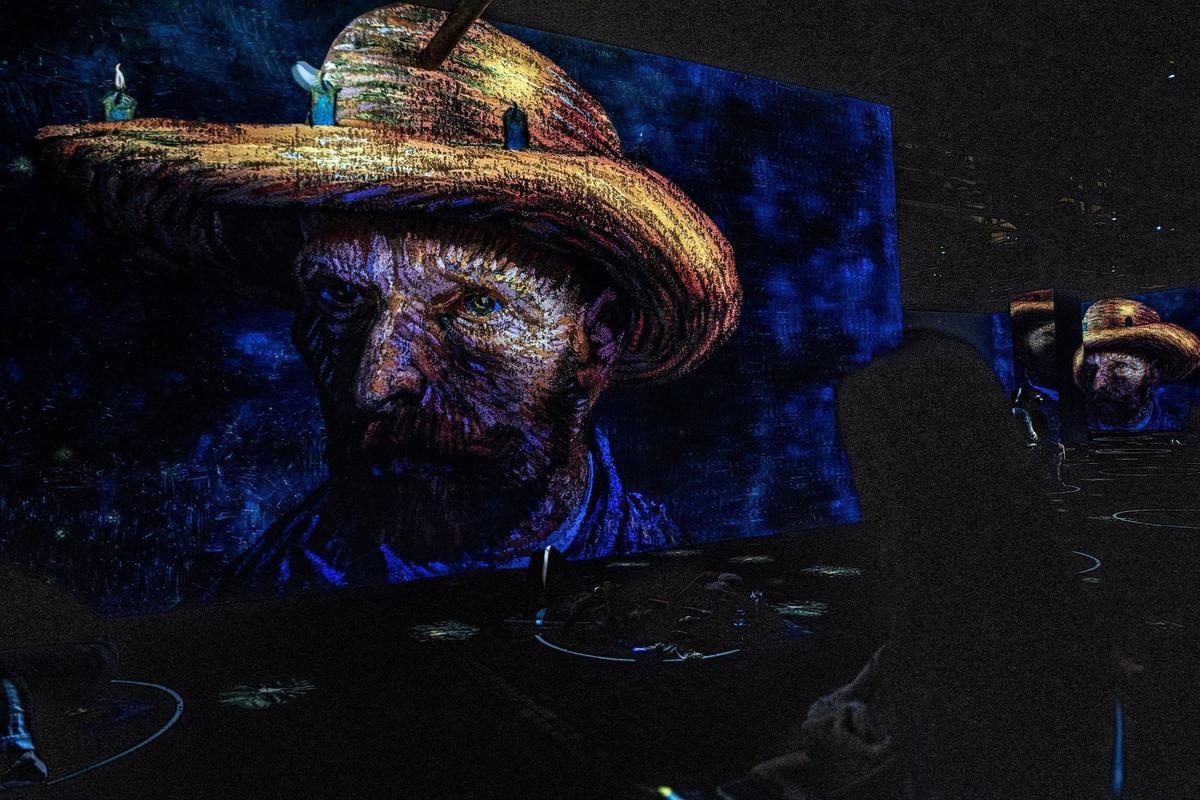 The new Immersive Van Gogh Exhibit in Charlotte, N.C., on Thursday, June 17, 2021.