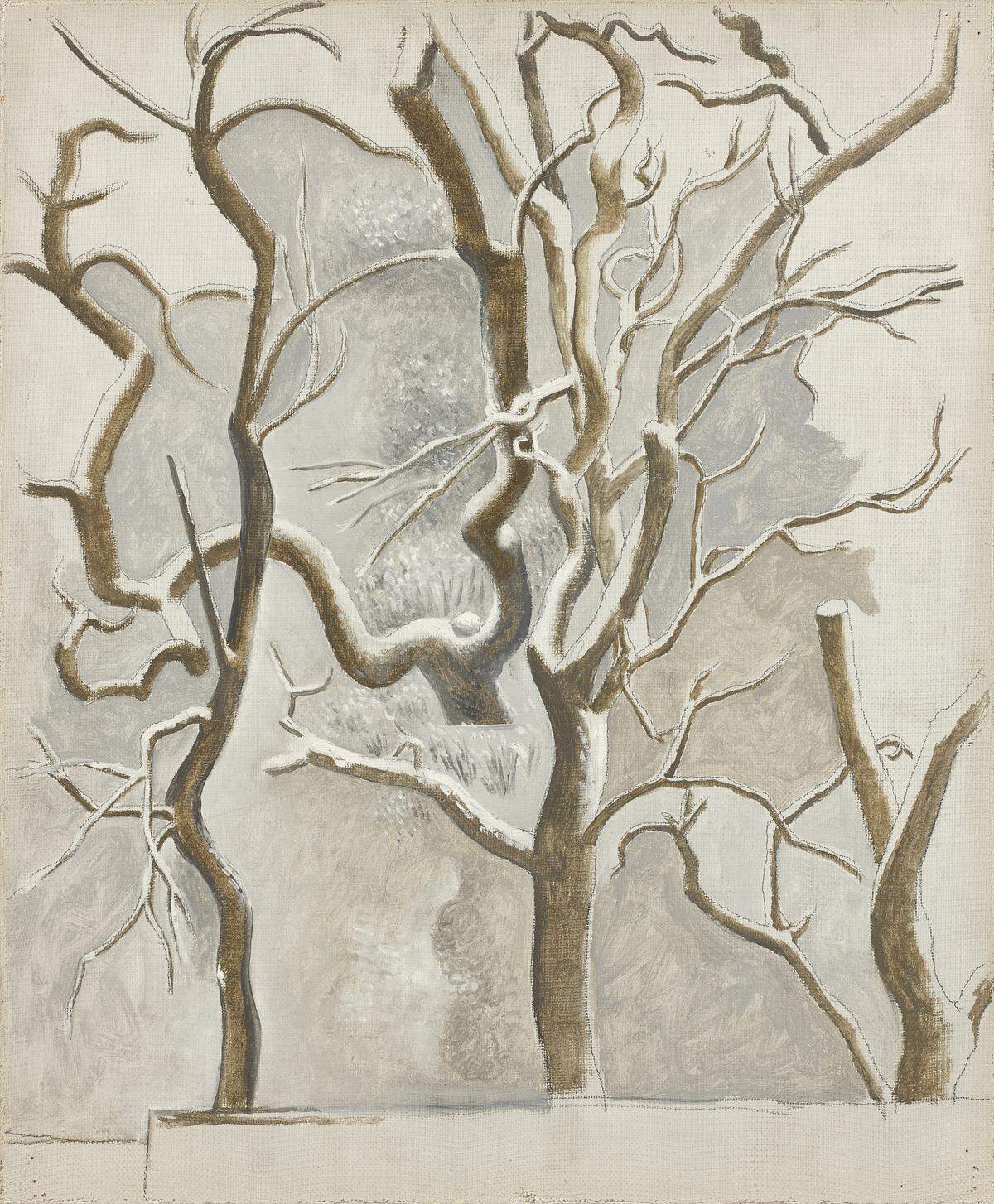 Pablo Picasso, “Snow Landscape,” winter 1924-25.