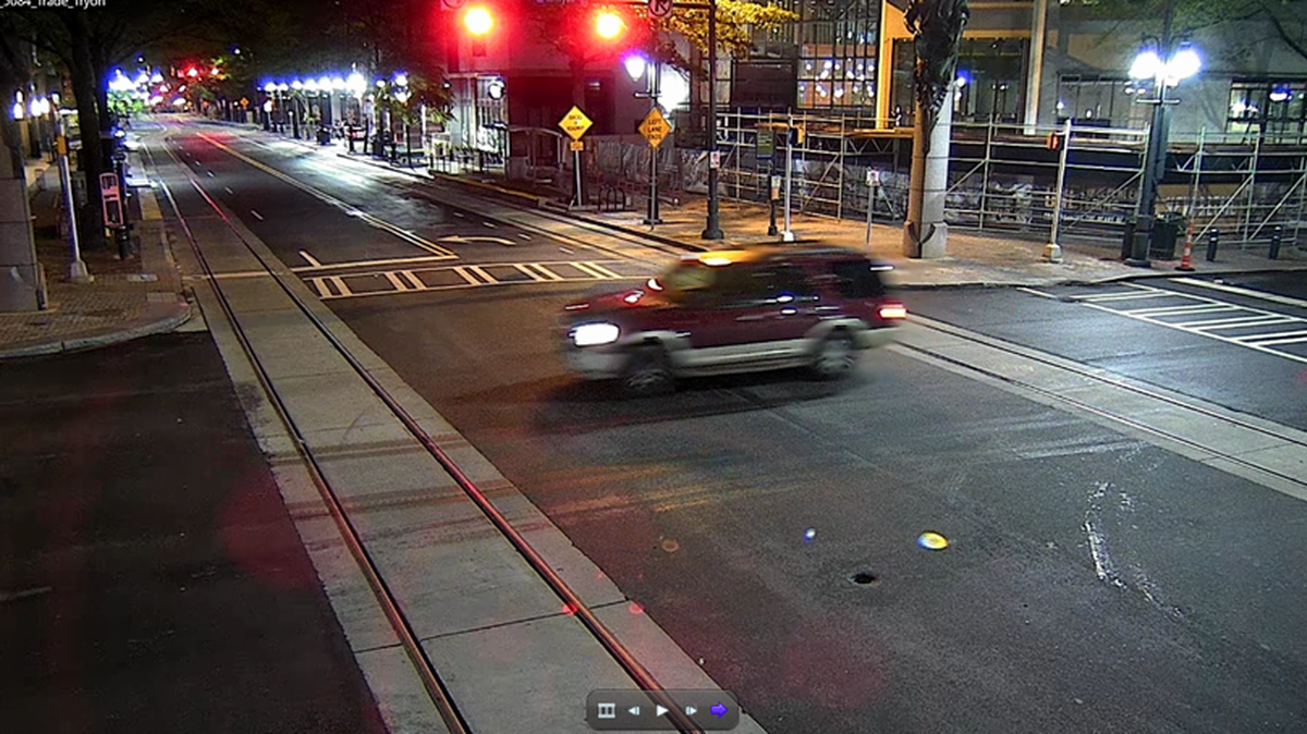 This is the vehicle CMPD believes may have been involved in the pedestrian death early Sunday.