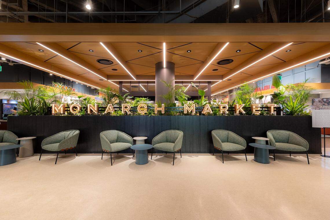 Monarch Market offers a variety of cuisine, including Asian, Italian, Indian and American, plus multiple cocktail bars.