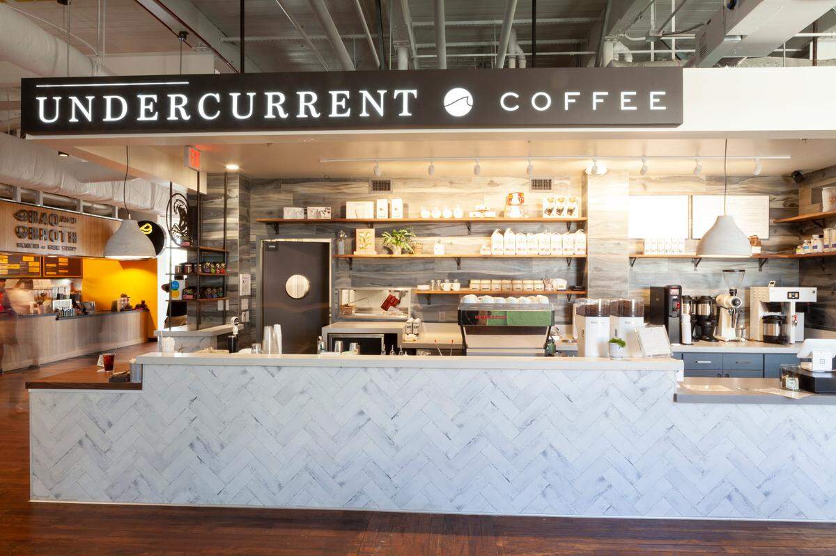 Grab a cup of coffee, tea or espresso from Undercurrent Coffee.