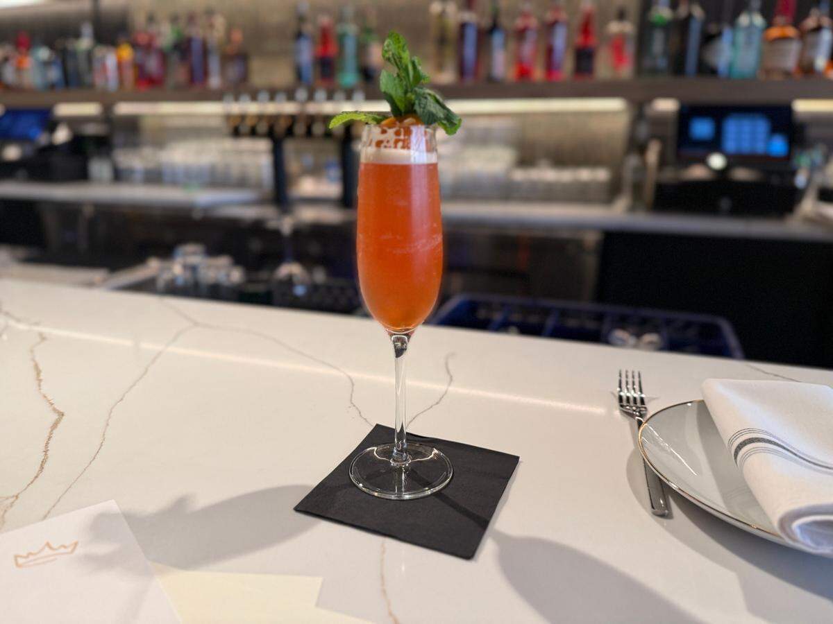 Mazi’s negroni includes Cardinal barrel-rested gin, Compari and sweet vermouth.