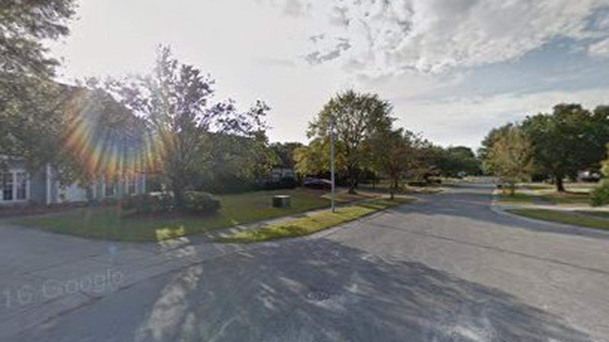 The neighborhood where the fatal police shooting occurred Wednesday in Wilmington, NC.