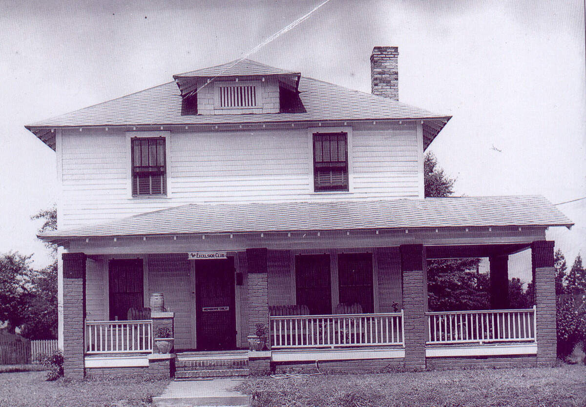 The Excelsior Club on Beatties Ford Rd. as it was in 1944. photo courtesy of Edith Ligon Shearin.